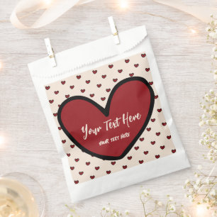 Fun Stylist Sweet Heart Party Vorlage Geschenktütchen