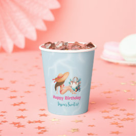 Fun Summer Pool Party Wasserfarbe Süß 16 Pappbecher