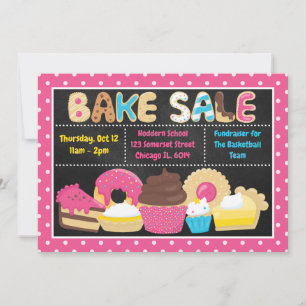 Fun Summer School Bake Sale Einladung