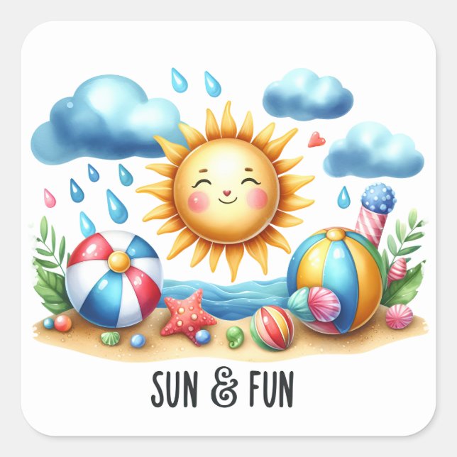 Fun Summer Stickers (Vorderseite)