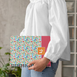 Fun Summer Stylish Monogram Notebook Notizblock