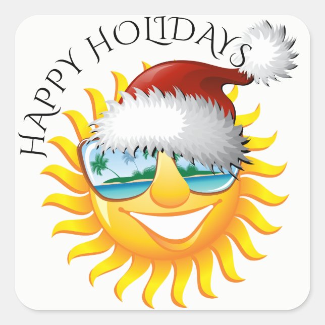 Fun Sun Holiday Sticker #holidayZ (Vorderseite)