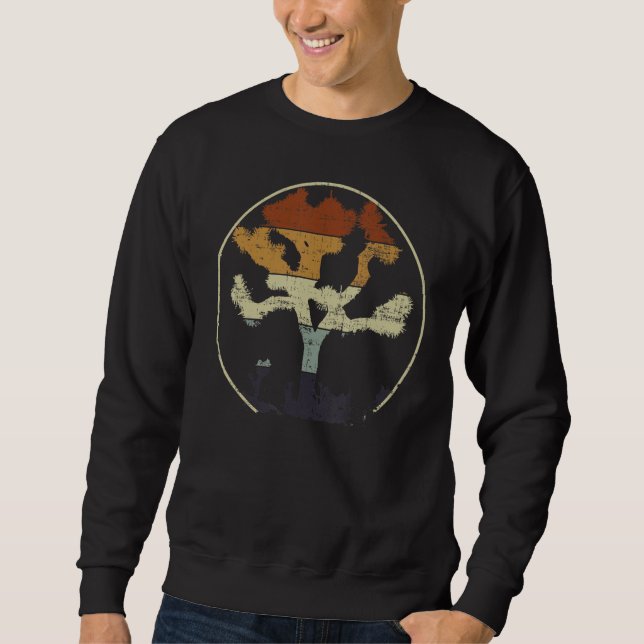 Fun Sunset Joshua Tree Grafische Geschenkidee Sweatshirt (Vorderseite)