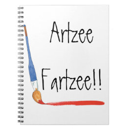 Fun Super Niedlich Artzee Fartzee Spiral Notizblock