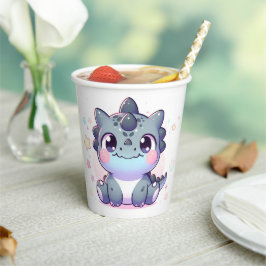 Fun Sweet Dinosaur Babydusche Pappbecher