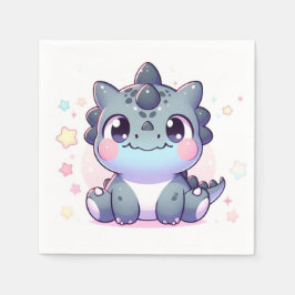 Fun Sweet Dinosaur Babydusche Serviette