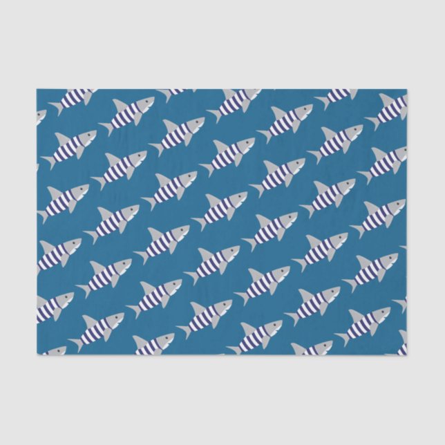 Fun Swimsuit Tierhai Seidenpapier (Vorderseite)