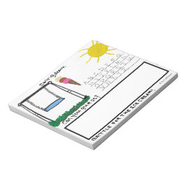 Fun Swingdown Kids Word Game Small Notizblock