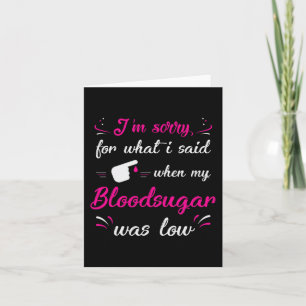 Fun T1D Diabetiker Typ 1 Diabetes Aufklärung Gesch Karte