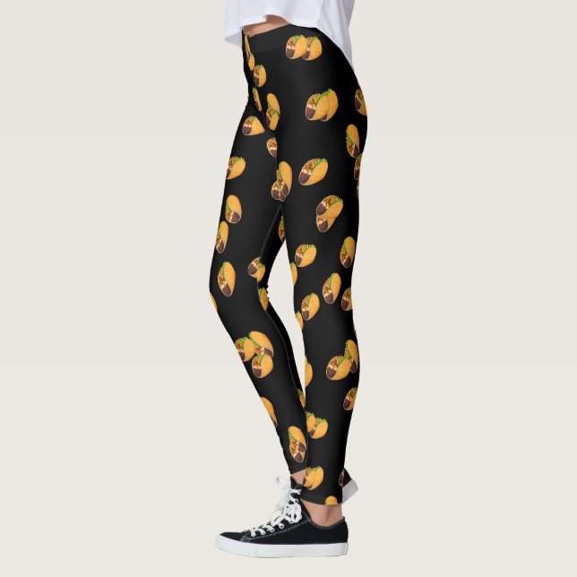 Fun Taco Lover Sommer Mexiko Leggings (Links)