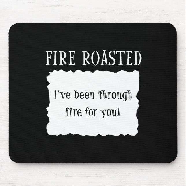 Fun Taco Sauce Group Halloween Kostüm Hot Fire Ro Mousepad (Vorne)