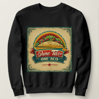 Fun Taco Sweatshirt für Lebensmittelliebhaber