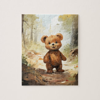 Fun Teddy Bär Themed Children's Puzzle