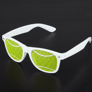 Fun Tennis Player Party Shades Sonnenbrille