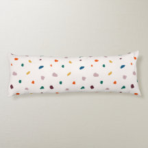 Fun Terrazzo Print Body Kissen