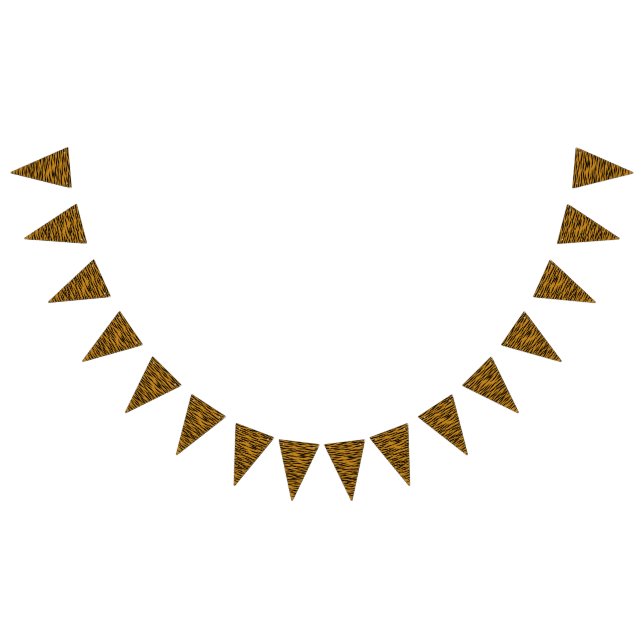 Fun Tiger Print Wimpelkette (Alle)