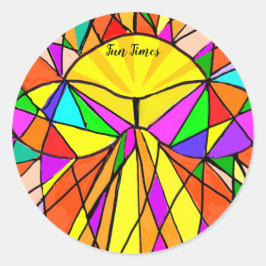 Fun Times Circular Stickers Brightest Multicolors