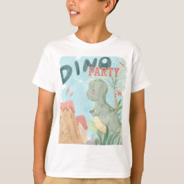 Fun Tiranosaurios Rex Dino Party T-Shirt