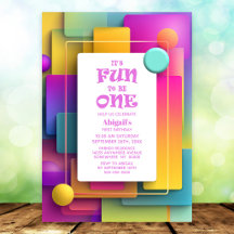 Fun to be One Colorful Pastel 1st Birthday Party