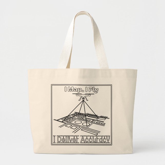 Fun tote bag - drone jumbo stoffbeutel (Vorne)