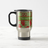 Fun Travel Mug zu personalisieren: Niedliche rote 