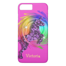 Fun Trendy Rainbow Unicorn Personalisiert