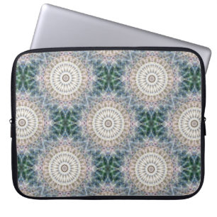 Fun Trippy Hippy Psychedelic Fraktal Kaleidoskop Laptopschutzhülle