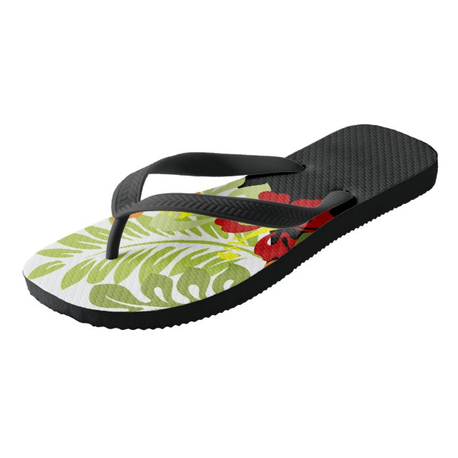Fun Tropical Style Dreh Flop Sandals Flip Flops (Schrägansicht)