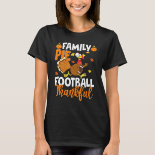 Fun Turkey Erntedank Family Pie Türkei Fußball T-Shirt