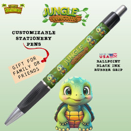 Fun Turtle Cute Tortoise, Jungle Welcome Gift Pen Kugelschreiber