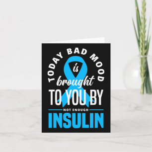 Fun Typ 1 Diabetes T1d Krieger Fun Diabetes Karte