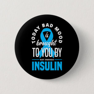 Fun Typ 1 Diabetes T1D Warrior Fun Diabetes Button