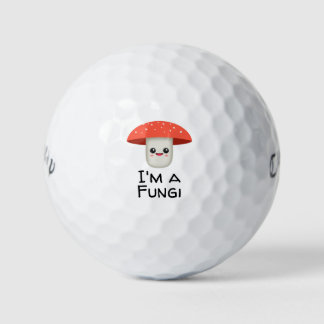 Fun Typ Fungi Mushroom Golfball