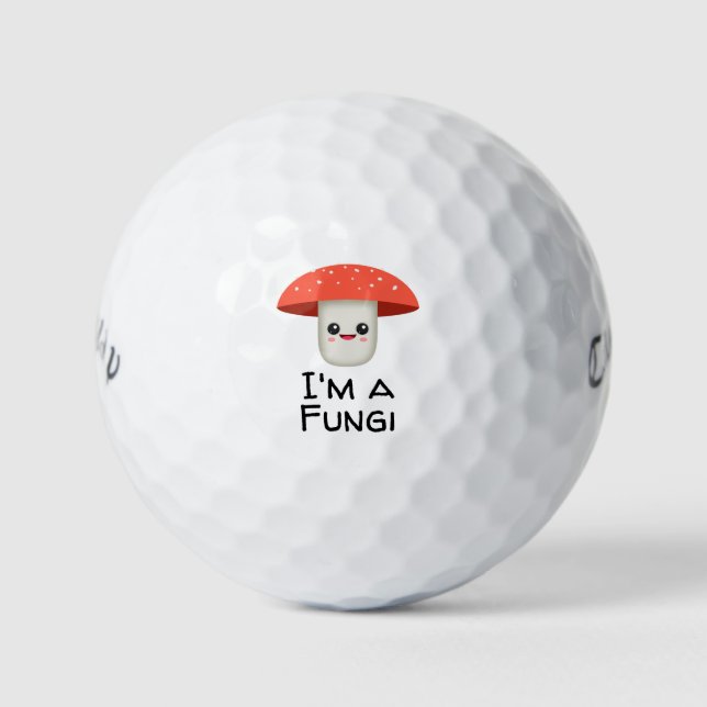 Fun Typ Fungi Mushroom Golfball (Vorderseite)