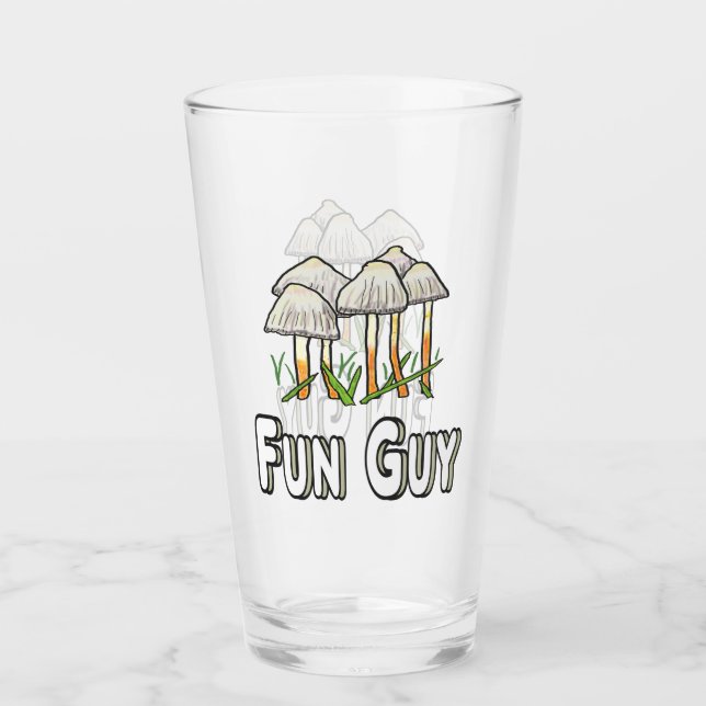 Fun Typ Funny Mushroom Puff Glas (Vorderseite)