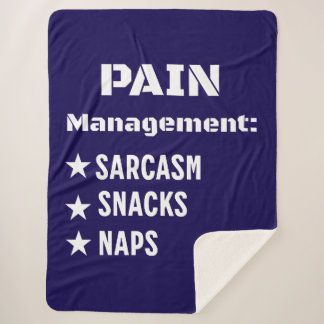 Fun Typografen Schmerzmanagement Sherpadecke