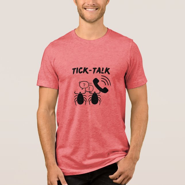Fun und Catchy Tick Talk | Striche | T - Shirt (Vorderseite)