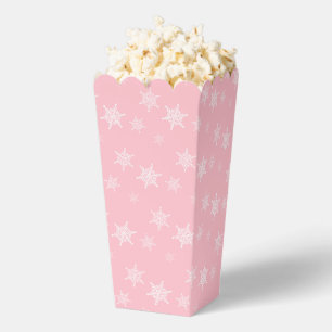 Fun und Extravagant rosa Schneeflocken Popcorn Geschenkschachtel