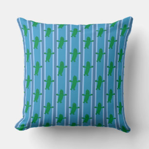 Fun und Extravagantes Blaue Pickle Kissen