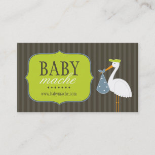 Fun- und moderne Business-Cards für Baby-Boutique Visitenkarte