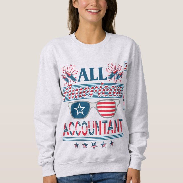 Fun Unglaublich witzig Accounting Spaß | Funny Acc Sweatshirt (Vorderseite)