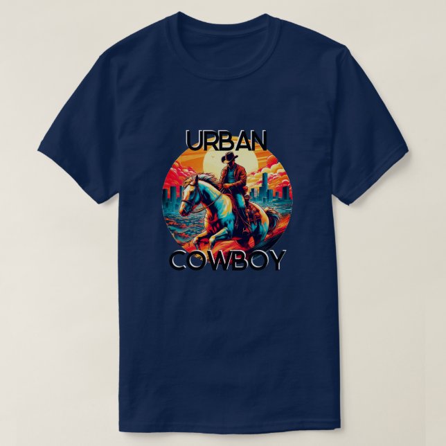 Fun Urban Cowboy T-Shirt (Design vorne)