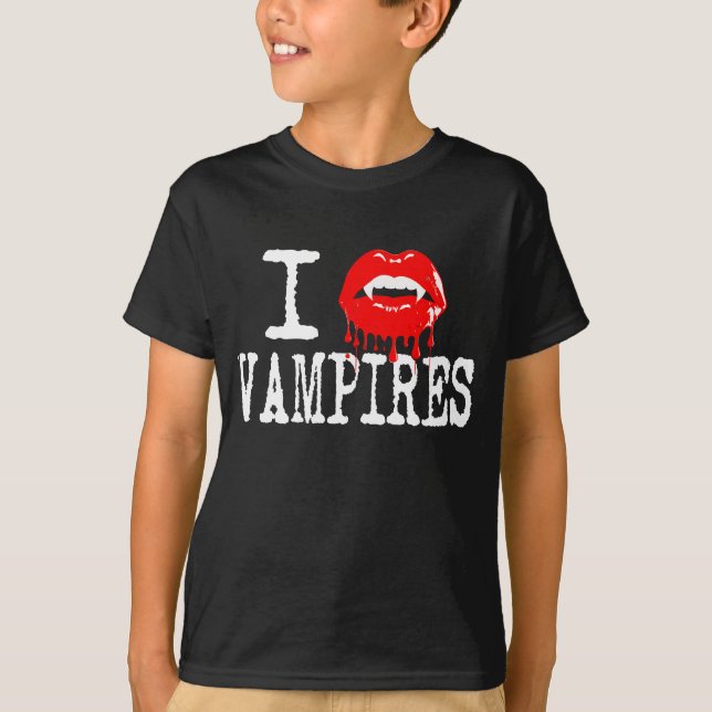Fun Vampire Heart Lover T-Shirt (Vorderseite)