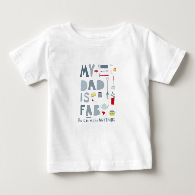 Fun Vater Baby T-shirt (Vorderseite)