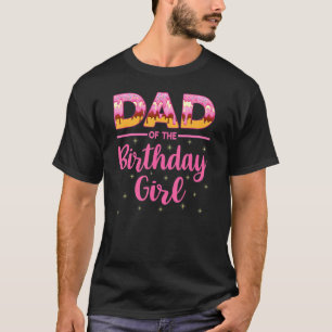 Fun Vater der Geburtstagskarte Donut Bday Family P T-Shirt
