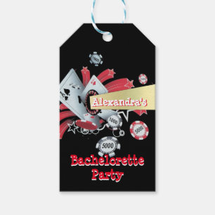 Fun Vegas Poker Casino Chip Junggeselinnen-Abschie Geschenkanhänger