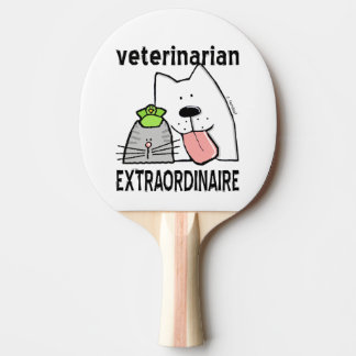 Fun Veterinarian Extraordinaire Tischtennis Schläger