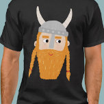 Fun Viking T-Shirt<br><div class="desc">Ein lustiges Viking, perfekt für Ihren Lieblings-Skandinavier. Originelle Kunst von Nic Squirrell.</div>