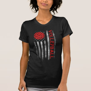 Fun Volleyball Design für Männer Frauen USA Patrio T-Shirt