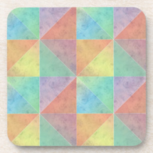 Fun Wasserfarbe geometrische Kunstdreiecke Untersetzer